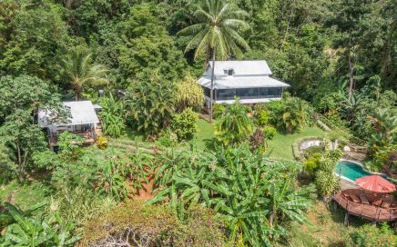 6.42 ACRES – 3 Bedroom BnB Plus Separate Cabina, Pool, Huge Sunset Ocean View, And Room To Expand!!!!