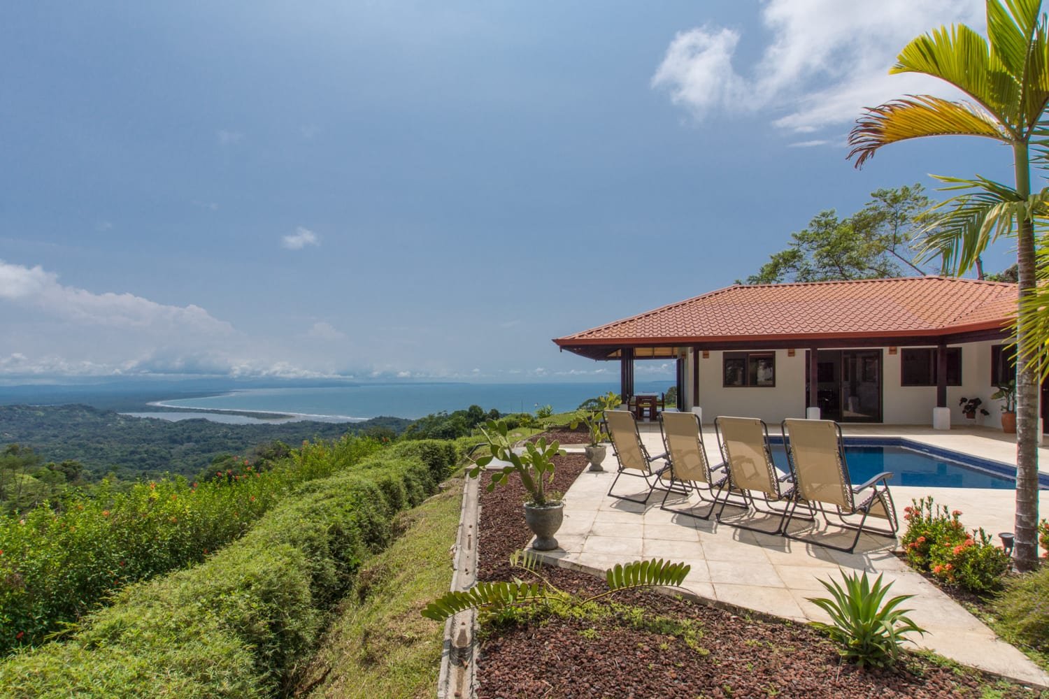 0.21 ACRES - 3 Bedroom Modern Spanish Hacienda With Pool And Spectacular Ocean Views!!!