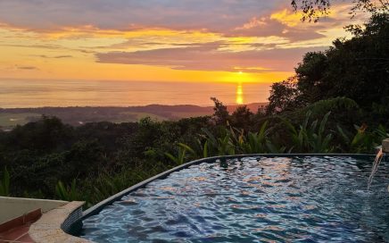 8.8 ACRES, 3-Bedroom Tropical Ocean View With Pool In Fabulous Rainforest Setting