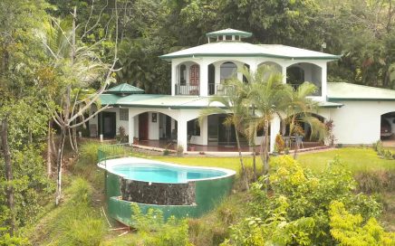 0.6 ACRES – 2 Bedroom Sunset Ocean View Home With Pool And Fabulous Rain Forest!!!!