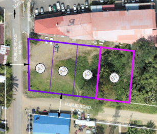 0.1 ACRES – Commercial Or Residential Lots Steps From The Main Intersection Of Uvita!!!!!