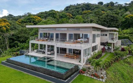 8.1 ACRES – 3 Bedroom Modern Masterpiece With Amazing Whales Tail Ocean View Located In Costa Verde Estates!!!!