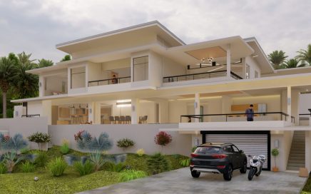 0.54 ACRES – 6 Bedroom Brand New Modern Ocean View Home With Pool And Jacuzzi!!!!