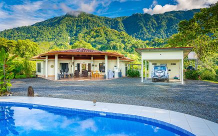 1.5 ACRES  – 2 Bedroom Beautiful Home With Pool, Ocean and Mountain Views!!!