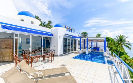 0.1 ACRES – 4 Bedroom Amazing Front Row Ocean View Villa With Pool In Punta Leona Community!!!!