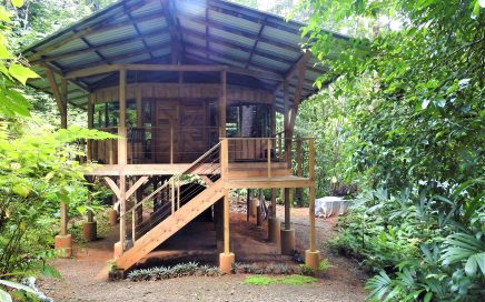 1.9 ACRES – 1 Bedroom Wooden And Bamboo Home In Rainforest Near Corcovado National Park!!!