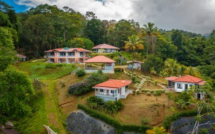 2.5 ACRES – 14 Bedroom Multifamily And Hotel Property With Ocean View, 20 Minutes From Dominical!!!
