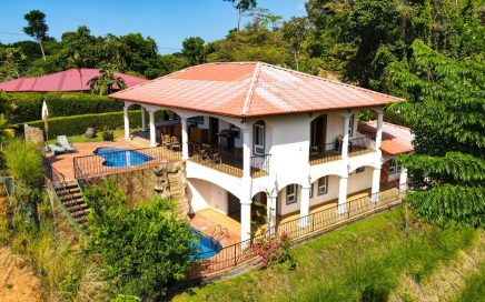 0.56 ACRES – 7 Bedroom B&B Home, With Ocean, Mountain, And Jungle Views Located In A Gated Community!!!