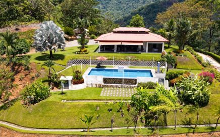 0.8 ACRES – 3 Bedroom Tranquil Ocean, Terraba River Valley, And Mountain View Home, With Pool And Beautiful Gardens!!!!