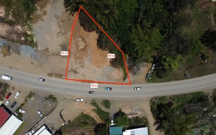 0.22 ACRES – Great Commercial Lot With Paved Highway Frontage In Uvita!!!