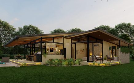 1.24 ACRES – 3 Bedroom Modern Jungle Home With Pool – Currently Under Construction!!!!