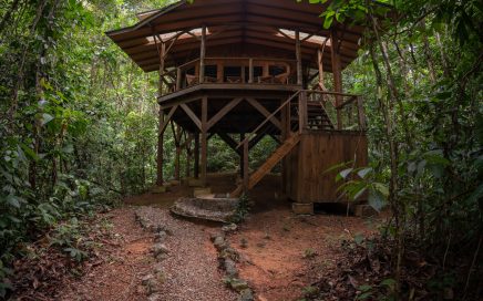 2.9 ACRES – 1 Bedroom Two Story Jungle Cabin, Beautiful Views And Room To Expand!!!