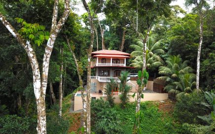 3 ACRES – 3 Bedroom 2-Story Home With Jungle, Rivers, Waterfall And Panoramic Ocean View!!!!