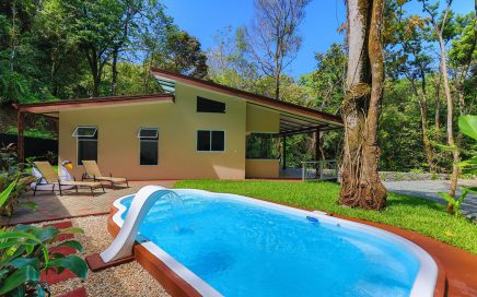 0.40 ACRES – 2 Bedroom Brand New Jungle View Home With Pool Located In Manuel Antonio!!!!