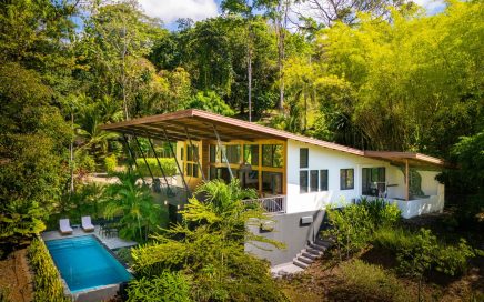 1.17 ACRES – 3 Bedroom Modern Home Surrounded By Pristine Jungle, A Pool, In Gated Community!!!